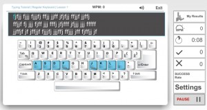 Schreibtrainer Tastaturschreiben Sense Lang